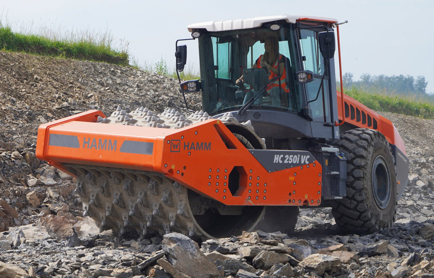 Wirtgen: New vibration crusher drum for compactors in the HC series 